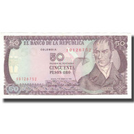 Billet, Colombie, 50 Pesos Oro, 1986, 1986-01-01, KM:425b, SPL - Kolumbien