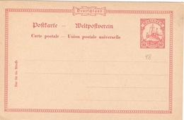 MARIANNES.1900.Colonie Allemande.Entier Postal.Michel P8.Neuf.19B9 - Isole Marianne