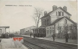 CPA - Chemin De Fer Gare VERBERIE 60 - Verberie