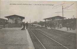 CPA - Chemin De Fer Gare ESTREES-SAINT-DENIS 60 - Estrees Saint Denis