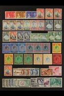 1937-51 KGVI MINT COLLECTION. A Delightful, Very Fine Mint Collection Presented On A Stock Page. We See A Complete "Basi - Bermuda