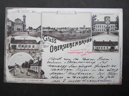 AK OBERSIEBENBRUNN B. Gänserndorf Litho 1900 ////  D*36882 - Gänserndorf