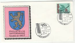 1965 CECA Uses Of STEEL CONGRESS EVENT COVER LUXEMBOURG Stamps EUROPA European Community Industry Metal - Brieven En Documenten