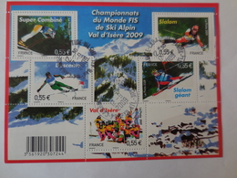 Championnat Du Monde De Sky Alpin 2009 Val D'Ysère - Afgestempeld