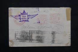 CANADA - Affranchissement Mécanique De Vancouver En 1933 Sur Enveloppe Pour La France - L 23688 - Lettres & Documents