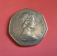 GRAN BRETAGNA  - 1981  Moneta 50 NEW PENCE - Elisabetta II - 50 Pence