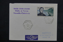 WALLIS ET FUTUNA - Enveloppe 1ère Liaison Aérienne Wallis Et Futuna / Nouvelle Calédonie En 1957 - L 23816 - Storia Postale