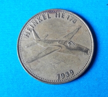 Shell Heinkel HE 178  1939 Germany Token - Firma's