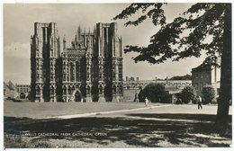 Wells Cathedral From Cathedral Green, 1961 Postcard - Wells