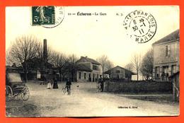 CPA 52 éclaron " La Gare " - Eclaron Braucourt Sainte Liviere