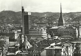 2838 "TORINO - PANORAMA - MOLE ANTONELLIANA-TORRE LITTORIA E SUPERGA SULLO SFONDO" CARTOLINA POST. ORIGINALE NON SPEDITA - Panoramic Views