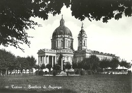 2840 "TORINO - BASILICA DI SUPERGA" CARTOLINA POST. ORIGINALE NON SPEDITA - Churches