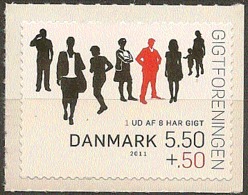 Denmark 2011. 15  Anniv  Danish Gout Association Michel 1628 A  MNH. - Neufs