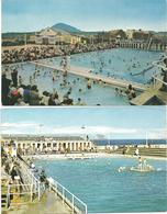 TWO POSTCARDS OF NORTH BERWICK SWIMMING POOL - BERWICKSHIRE - EAST LOTHIAN - Berwickshire