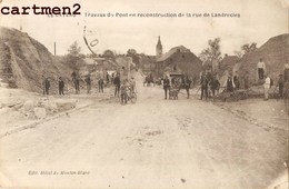 LE CATEAU TRAVAUX DU PONT EN RECONSTRUCTION DE LA RUE DE LANDRECIES 59 NORD - Le Cateau