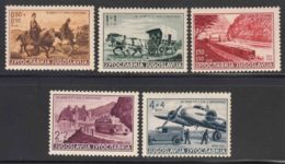 Yugoslavia Kingdom 1939 Mi#370-374 Mint Never Hinged - Ungebraucht