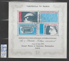 1975 - FRANKREICH - Block 5 "ARPHILA 75" Paris  -  O Gestempelt  -  Siehe Scan  (fr 1923-26o Bl. 5) - Afgestempeld