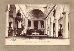 CPA - DOMPAIRE (88) - Aspect De L'intérieur De L'Eglise En 1924 - Dompaire