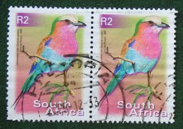 R2 Flora And Fauna Lilac-breasted Roller Bird Vogel  2000 Mi 1304 Y&T - Used Gebruikt Oblitere SUD SOUTH AFRICA RSA - Used Stamps