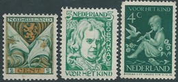 OLANDA-HOLLAND-NEDERLAND 1925-1928-1938 , 25c-2+(2)c-5+(3)c , Not Used,Hinged-Stampworld Value€10,50 - Ongebruikt