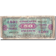 France, 50 Francs, 1945 Verso France, 1945, 1945, B, Fayette:VF24.1, KM:117a - 1945 Verso Francés