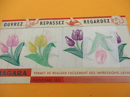 Nouveau Jeu/Impression Lavable/ Niagara/ Ouvrez Repassez Regardez/Vers 1930-1950                   JE209 - Autres & Non Classés