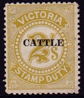 Australia Stamp Duty Cattle 2/- Mint Full Gum - Fiscaux