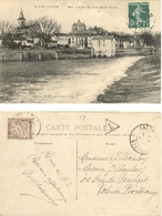 Catre Postale  De Cahors , Vue Du Moulin De Coty  Taxe De 10 Ct Au Verso  Tampon Taxe - Other & Unclassified