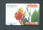 LAOS  -  Remote Phonecard As Scan - Laos