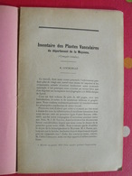 Inventaire Des Plantes Vasculaires Du Département De La Mayenne. 1942. Laval Chateau-Gontier. R. Courcelle. Flore - Pays De Loire