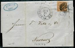 DANEMARK - N° 2 / LETTRE DE KIEL LE 19/4/1854 - B - Lettres & Documents