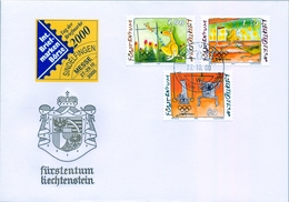 2000 , LIECHTENSTEIN , VADUZ , JUEGOS OLIMPICOS, SIDNEY - Brieven En Documenten