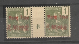 Mongtze -( Indo-chine) Millésimes Surchargé Rouge- 1904  N°17  Neuf - Neufs