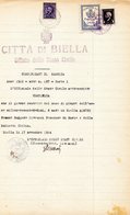 CERTIFICATO DI NASCITA - 17.11.1944 - Revenue Stamps