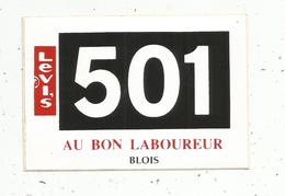 Autocollant , COMMERCE , AU BON LABOUREUR , Blois , LEVI'S 501 - Pegatinas