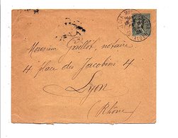 ALGERIE LETTRE DE ALGER MUSTAPHA POUR LA FRANCE 1905 - Covers & Documents