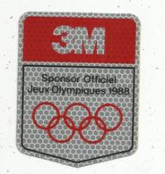 Autocollant , 3 M , Sponsor Officiel , JEUX OLYMPIQUES 1988 - Stickers