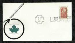 NATIONS-UNIES . EXPO 67 . 28 AVRIL 1967 . CANADA  . - Lettres & Documents