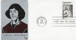 BM031 FDI/FDC Copernicus, Stempel Washington DC, 23.4.1973 - Other & Unclassified