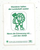 Autocollant , écologie , Aktion Des SCHWARZWALDVEREINS Und Der Landesforstverwaltung Baden-Württemberg,, Allemagne - Adesivi