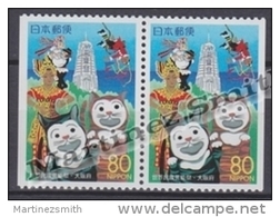 Japan - Japon 2000 Yvert 2854a, Osaka World Folkloric Festival - Pair From Booklet - MNH - Nuevos