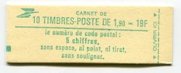 RC 11754 FRANCE CARNETS 2424-C1 LIBERTÉ 10 TIMBRES A 1,90f MNH NEUF ** - Other & Unclassified