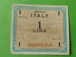 1 Lira 1943 - Ocupación Aliados Segunda Guerra Mundial