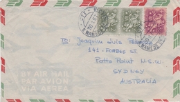 Portugal 1967 Airmail Letter Sent To Australia - Oblitérés