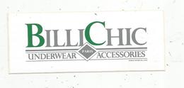 Autocollant , BILLICHIC , Underwear ,accessories , PARIS - Stickers