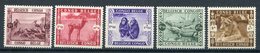 1939  - CONGO BELGA - ANIMALS-   5 VAL.  M.N.H.- LUXE !! - Unused Stamps