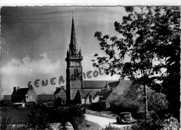 22 - LANVELLEC - EGLISE PAROISSIALE SAINT BRADON ET SON CLOCHER- TRACTION AVANT CITROEN  - COTES DU NORD - Lanvellec