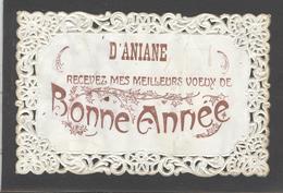 Themes Div-ref AA827- Herault - Carte Dentelée - D Aniane Recevez Mes Meilleurs Voeux De Bonne Année   - - Aniane