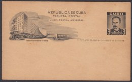 1955-EP-41 CUBA REPUBLICA. 1955. Ed.74. 1c JOSE MARTI POSTAL STATIONERY UNUSED. - Briefe U. Dokumente