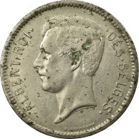 Monnaie, Belgique, 5 Francs, 5 Frank, 1933, B+, Nickel, KM:97.1 - 5 Francs & 1 Belga